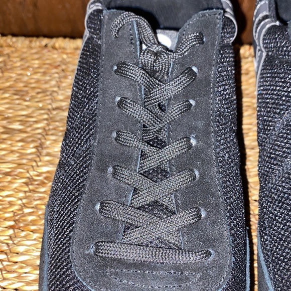 Patrick Black Leather Suede Sneaker - Picture 5 of 16